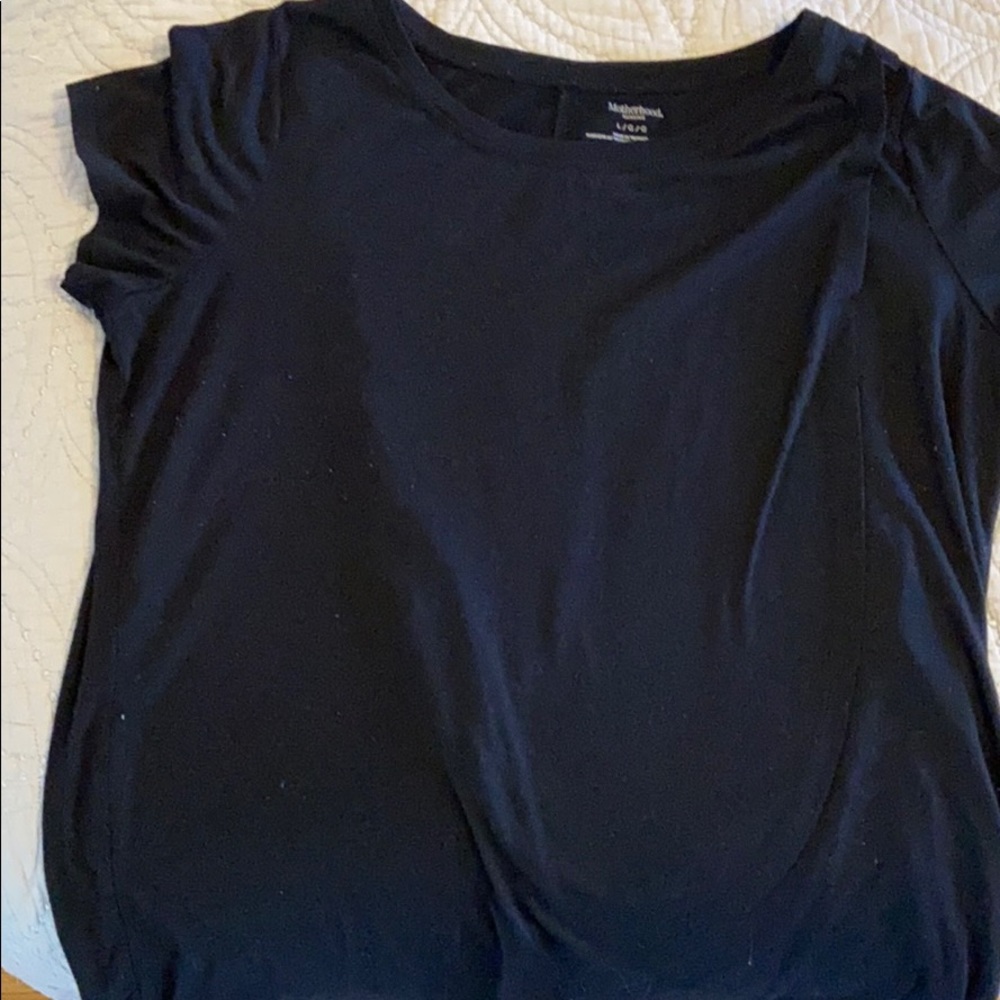 Nursing tee - motherhood maternity - large